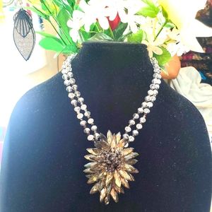 handmade Crystal necklace is beautiful